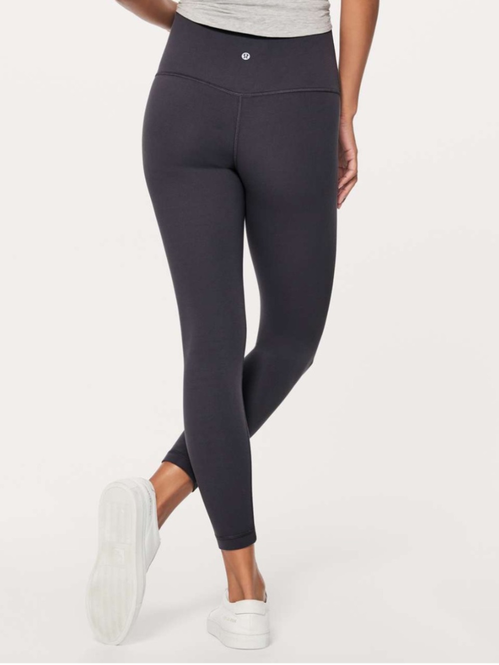 Lululemon Align Pant II 25" Leggings in Dark Shadow Black 2 W5LJFS